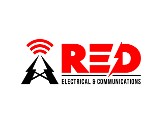 Red Electrical & Communications logo design by PRN123