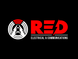 Red Electrical & Communications logo design by PRN123