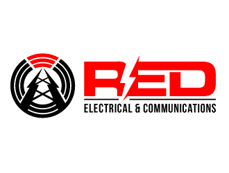 Red Electrical & Communications logo design by PRN123