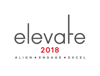 Elevate 2018 logo design by spiritz