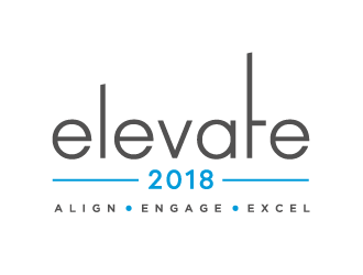 Elevate 2018 logo design by spiritz