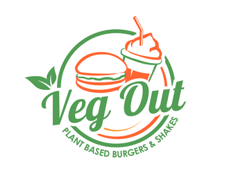 Veg Out  logo design by haze