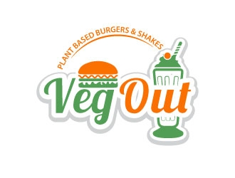 Veg Out  logo design by uttam