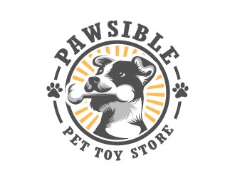 Pawsible logo design by invento