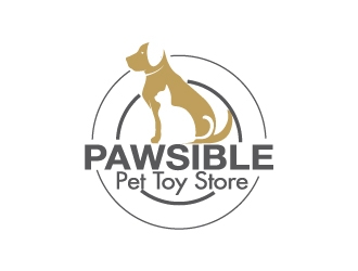 Pawsible logo design by Erasedink