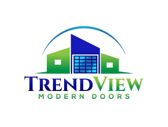 TrendView Modern Doors logo design by Rock