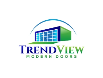 TrendView Modern Doors logo design by Rock