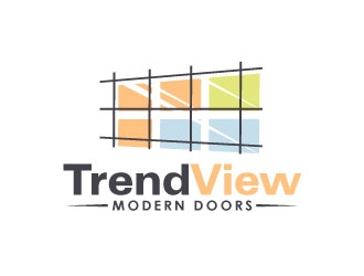 TrendView Modern Doors logo design by sanworks