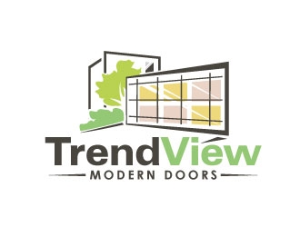 TrendView Modern Doors logo design by sanworks