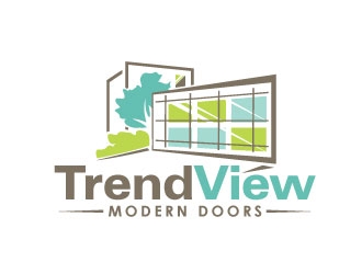 TrendView Modern Doors logo design by sanworks