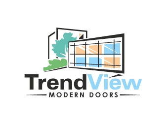 TrendView Modern Doors logo design by sanworks