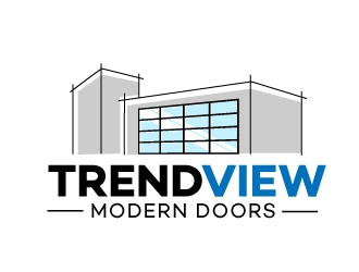 TrendView Modern Doors logo design by moomoo