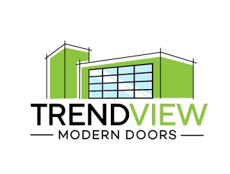 TrendView Modern Doors logo design by moomoo