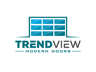 TrendView Modern Doors logo design by pencilhand
