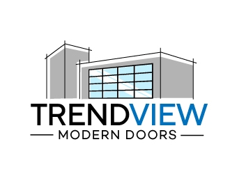 TrendView Modern Doors logo design by moomoo