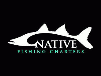   Native fishing charters  logo design by torresace