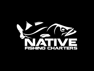  Native fishing charters  logo design by togos