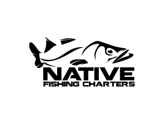   Native fishing charters  logo design by togos