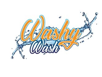Washy wash logo design by Erasedink