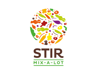 Stir Mix-a-Lot logo design by spiritz
