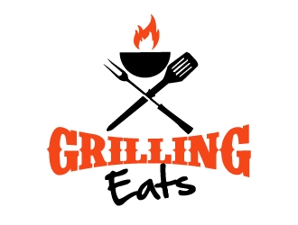 Grilling Eats logo design by ElonStark