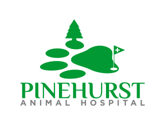 Pinehurst Animal Hospital logo design by rykos