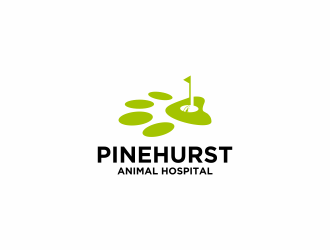 Pinehurst Animal Hospital logo design by haidar