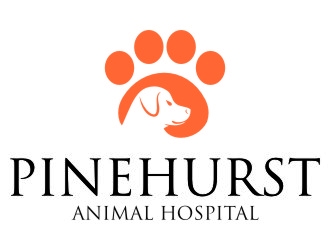 Pinehurst Animal Hospital logo design by jetzu