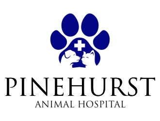 Pinehurst Animal Hospital logo design by jetzu