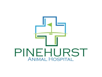 Pinehurst Animal Hospital logo design by usashi