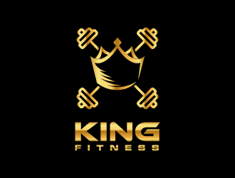 king fitness  logo design by shadowfax