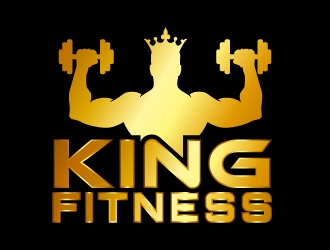 king fitness  logo design by Bunny_designs