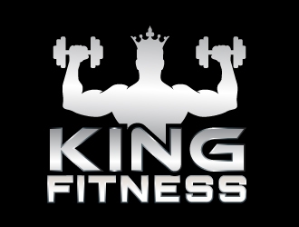 king fitness  logo design by Bunny_designs