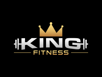 king fitness  logo design by lexipej