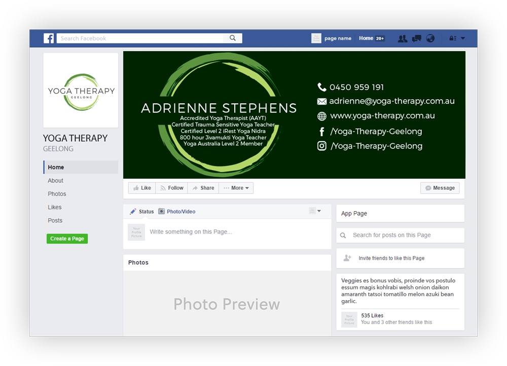 Yoga Therapy Geelong logo design by aamir