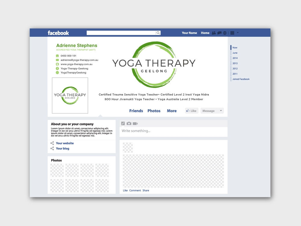 Yoga Therapy Geelong logo design by labo