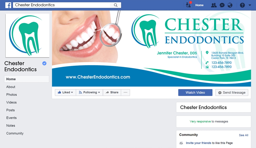 Chester Endodontics logo design by abss