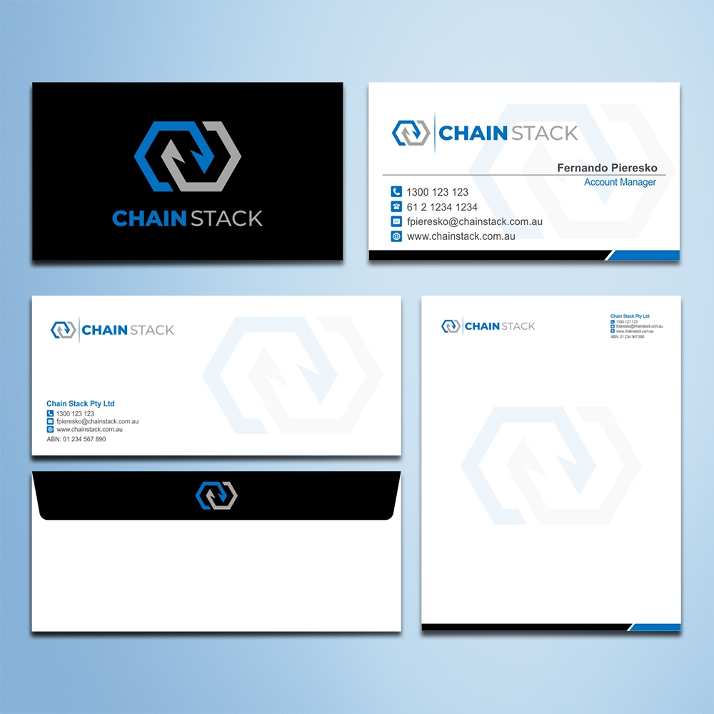 Chain Stack logo design by Kindo