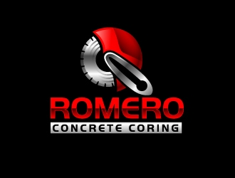 Romero concrete coring logo design by fantastic4