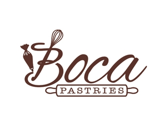 Boca Pastries logo design by Foxcody