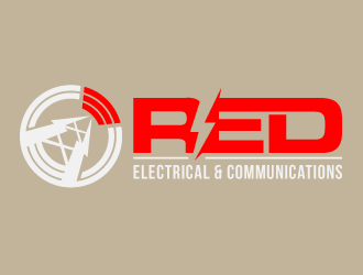 Red Electrical & Communications logo design by PRN123