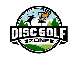 Disc Golf Zone logo design by DreamLogoDesign