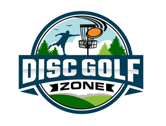 Disc Golf Zone logo design by DreamLogoDesign