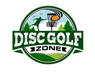 Disc Golf Zone logo design by DreamLogoDesign
