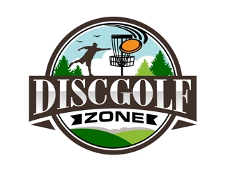 Disc Golf Zone logo design by DreamLogoDesign
