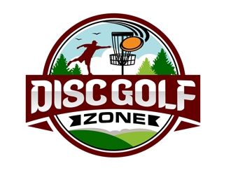 Disc Golf Zone logo design by DreamLogoDesign