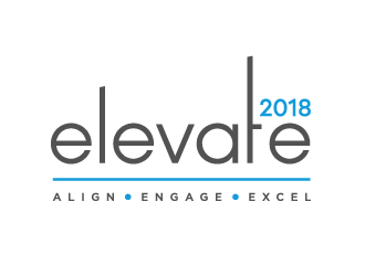 Elevate 2018 logo design by spiritz