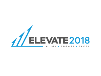 Elevate 2018 logo design by spiritz