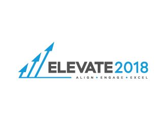 Elevate 2018 logo design by spiritz