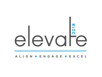 Elevate 2018 logo design by spiritz